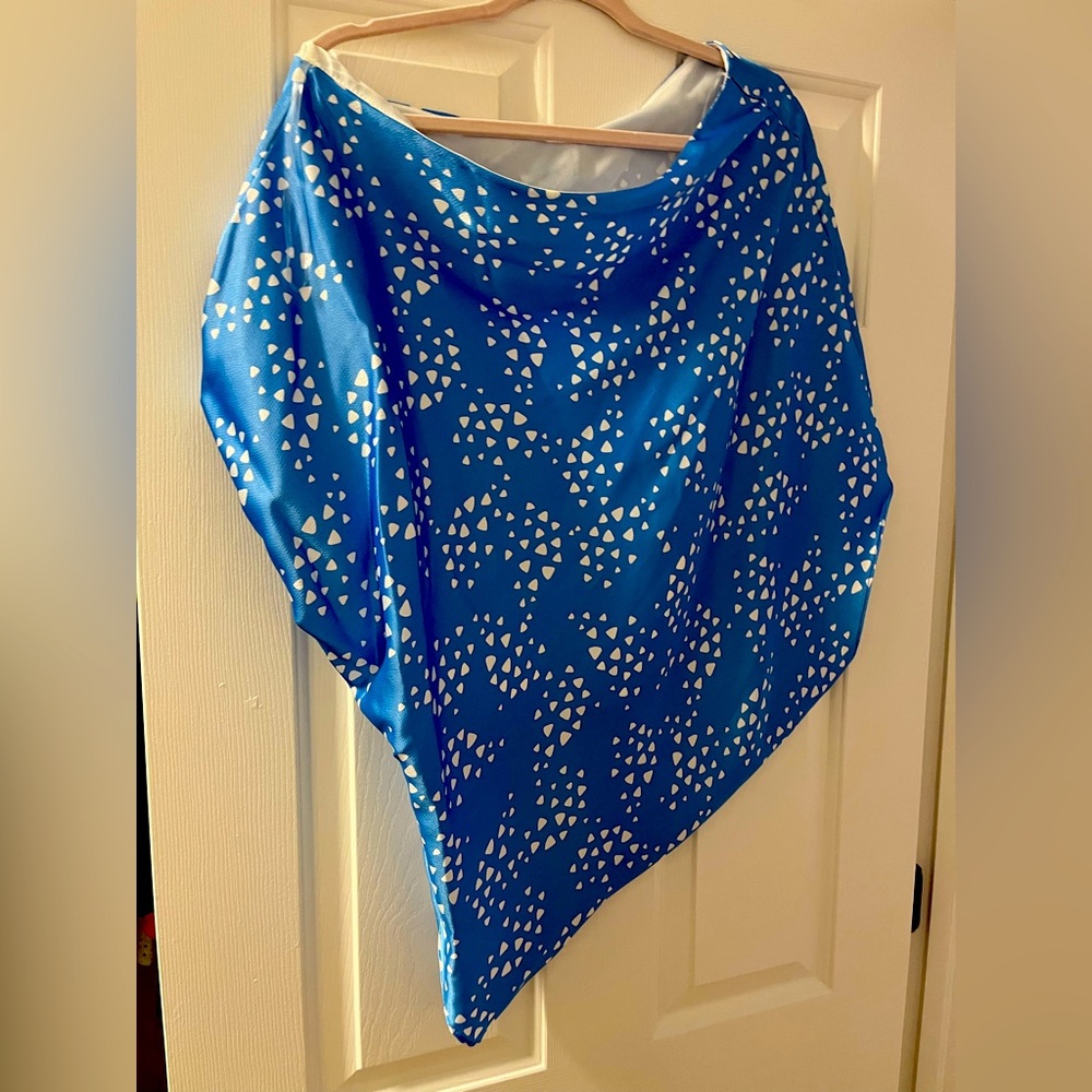 Blue & White Top